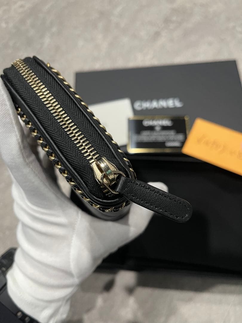 きょう様専用 即購入不可 シャネル 長財布 ボーイ チェーン ファスナー