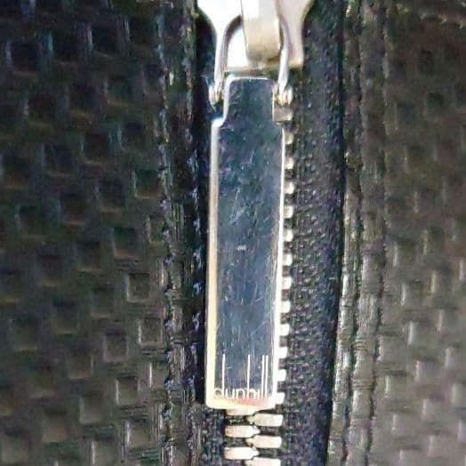 【希少】ダンヒルビ ジネスバッグ マイクロディーエイト レザー dロゴ ブラック