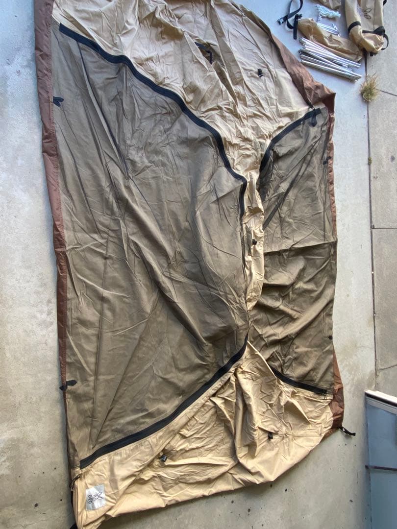 フカヅメカンガルーテントS　タン　dod 美品