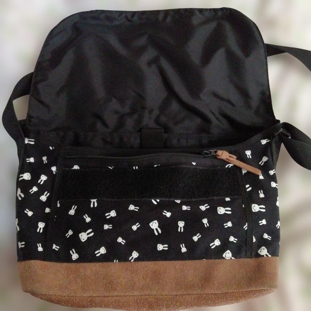 CUNE　キューン　帆布メッセンジャーバック　うさぎいっぱい