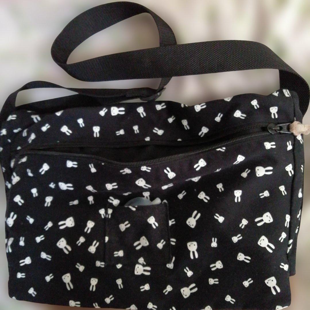 CUNE　キューン　帆布メッセンジャーバック　うさぎいっぱい