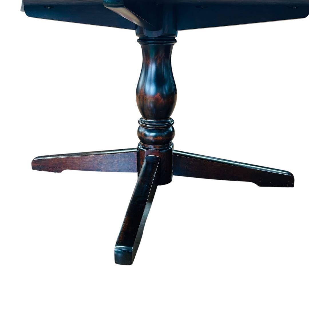 【超希少】【送料無料】北海道民芸家具 特大円形ダイニングテーブル 6人がけ 円卓