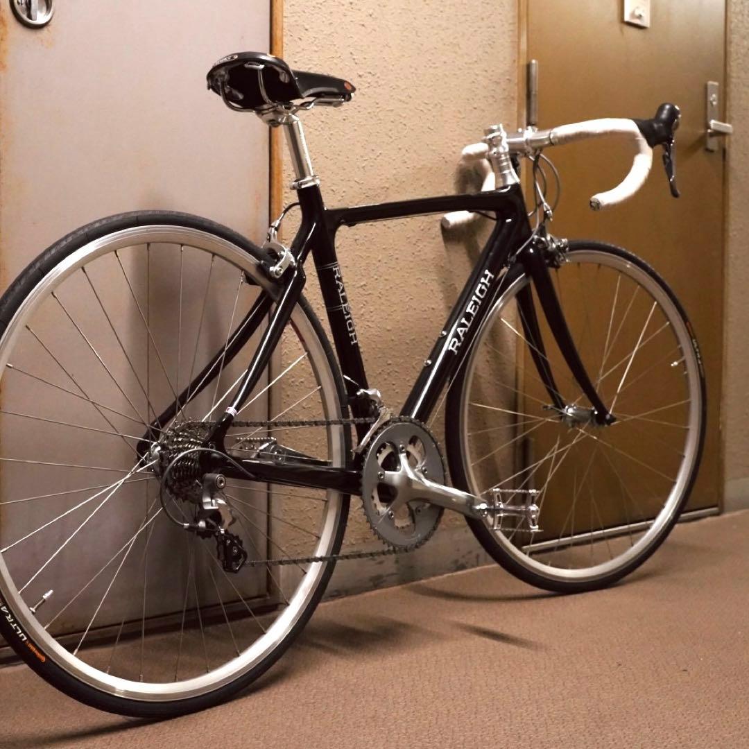 【貴重】 RALEIGH フルカーボン CARLTON ロードCRE 廃盤モデル