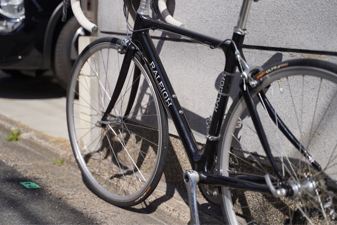 【貴重】 RALEIGH フルカーボン CARLTON ロードCRE 廃盤モデル