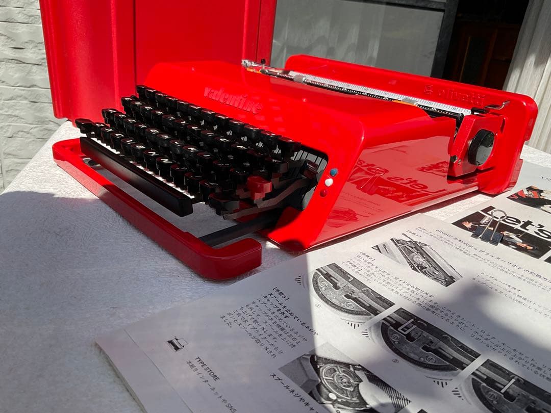 olivetti valentine 整備済　完動品　中古品　超綺麗