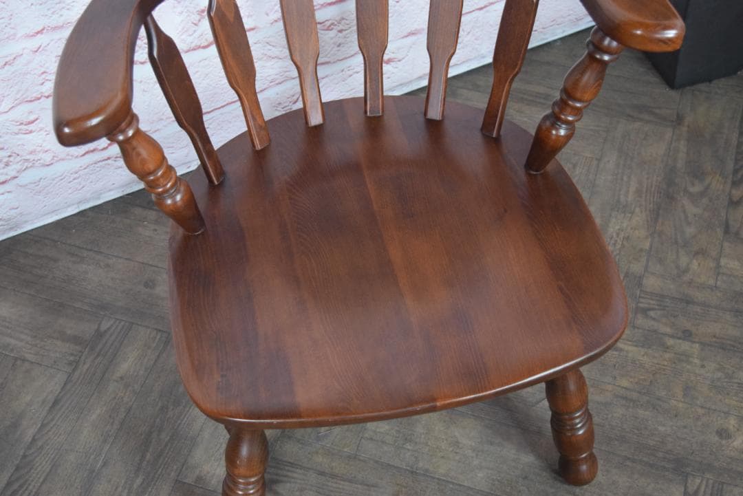 飛騨家具 WINDS 太平 ダイニングチェア スモーカーズボウ キャプテン　D