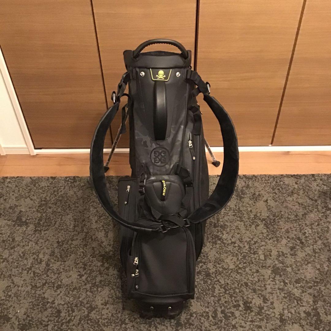 ほぼ新品　G/four カモフラキャディーバッグ　スタンド式