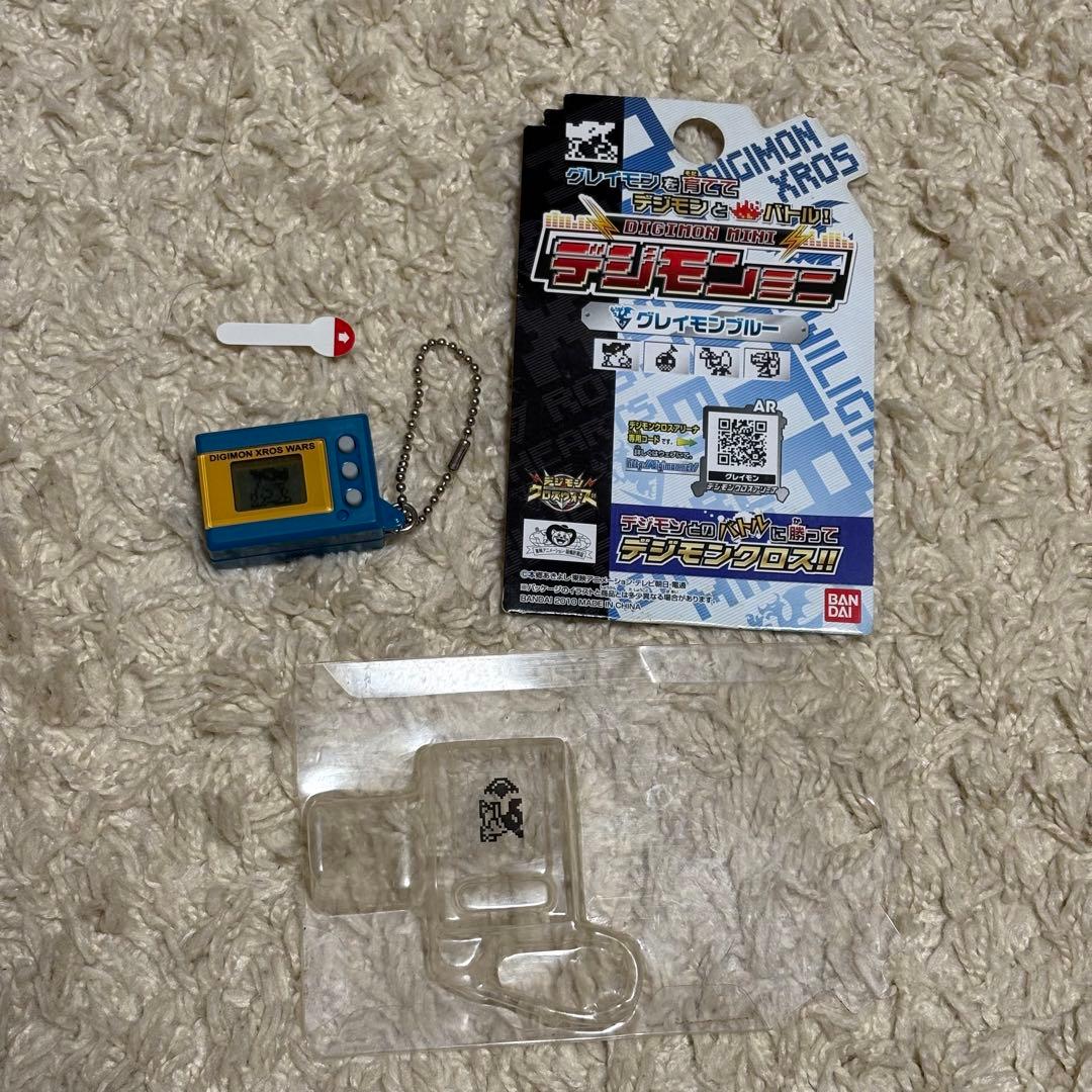 デジモンミニ DIGIMON XROS WARS グレイモンブルー　中古