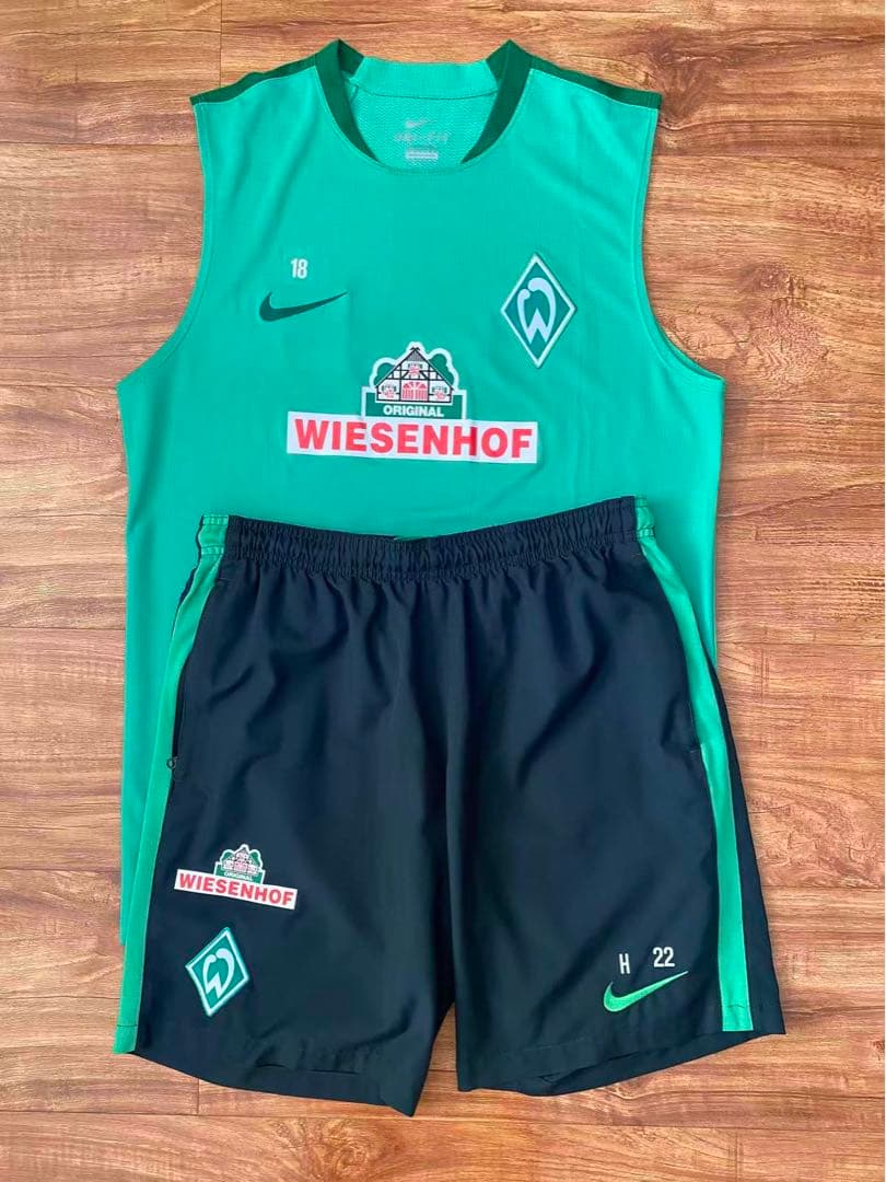 Nike ブレーメン練習着支給品 ノースリーブセット