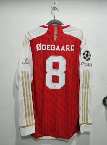 23/24 アーセナル ホーム 8番 ウーデゴール 長袖 ユニフォーム