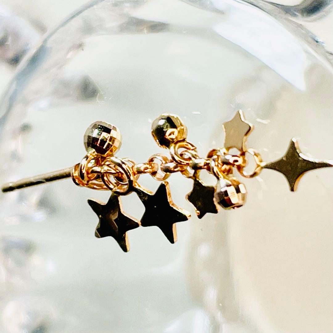 【商談中】18金　スターピアス　片耳用