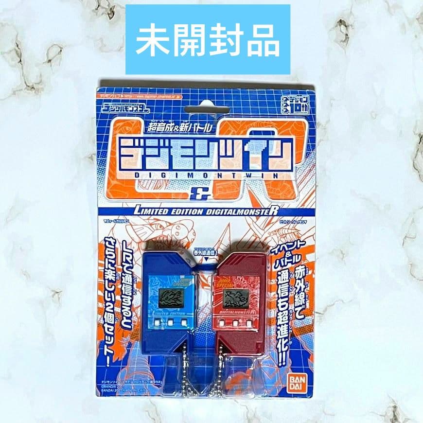 新品未開封】デジモンツイン LRセットブルー/レッド - メルカリ