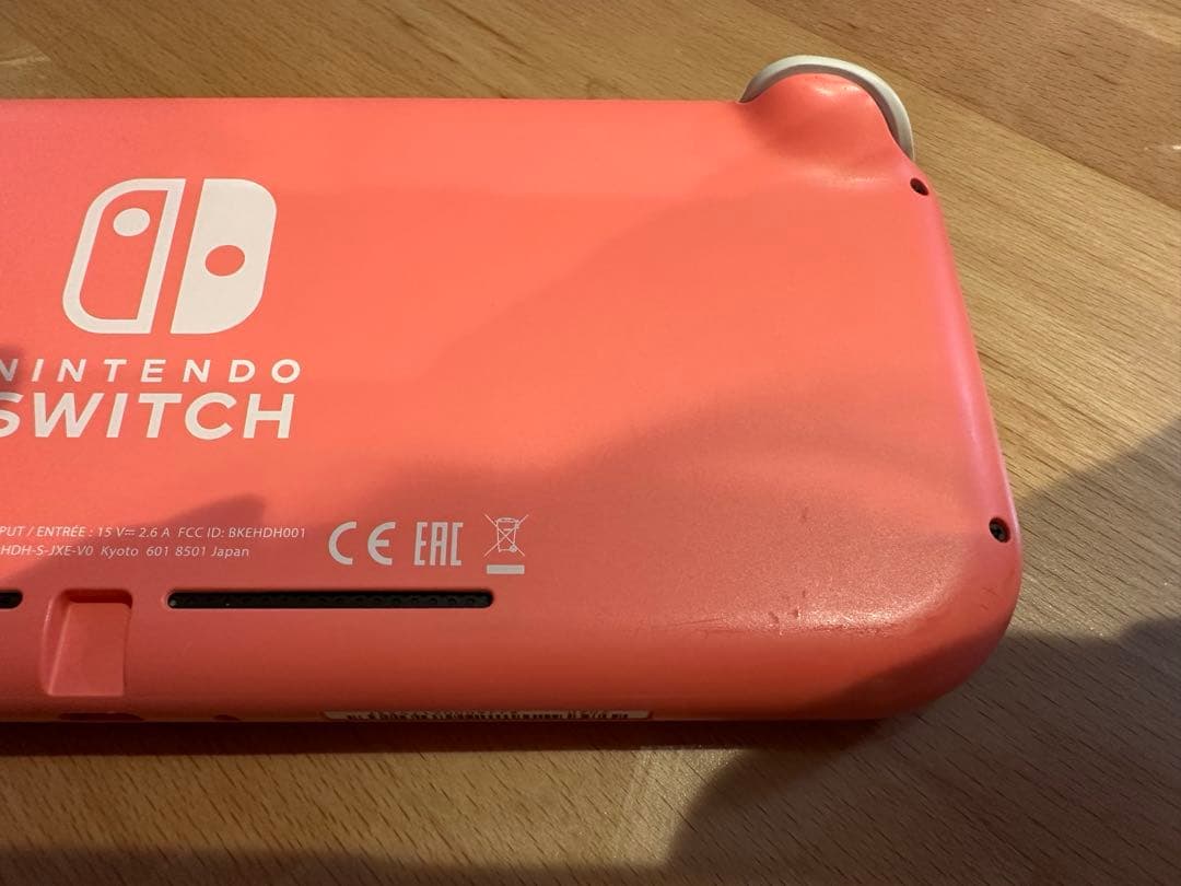Switch Lite ピンク コーラル 訳あり ジャンク