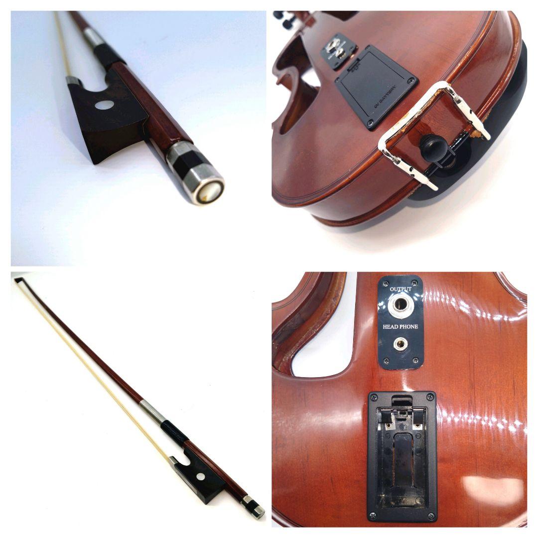 ハルシュタット　エレキ バイオリン　CV210E　サイレント　4/4　ケース付