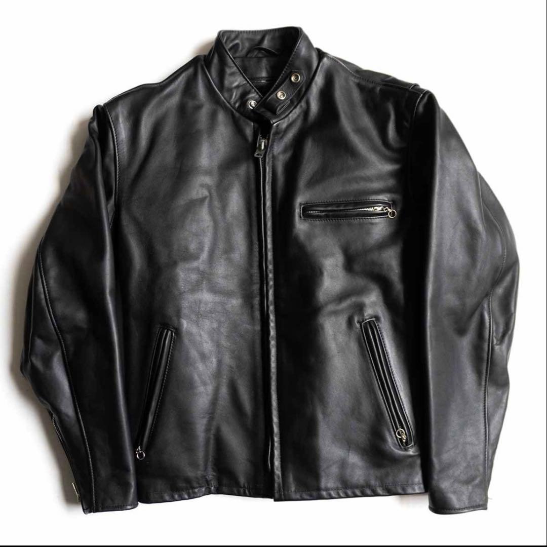美品】schott641 シングルライダース 42 - メルカリ