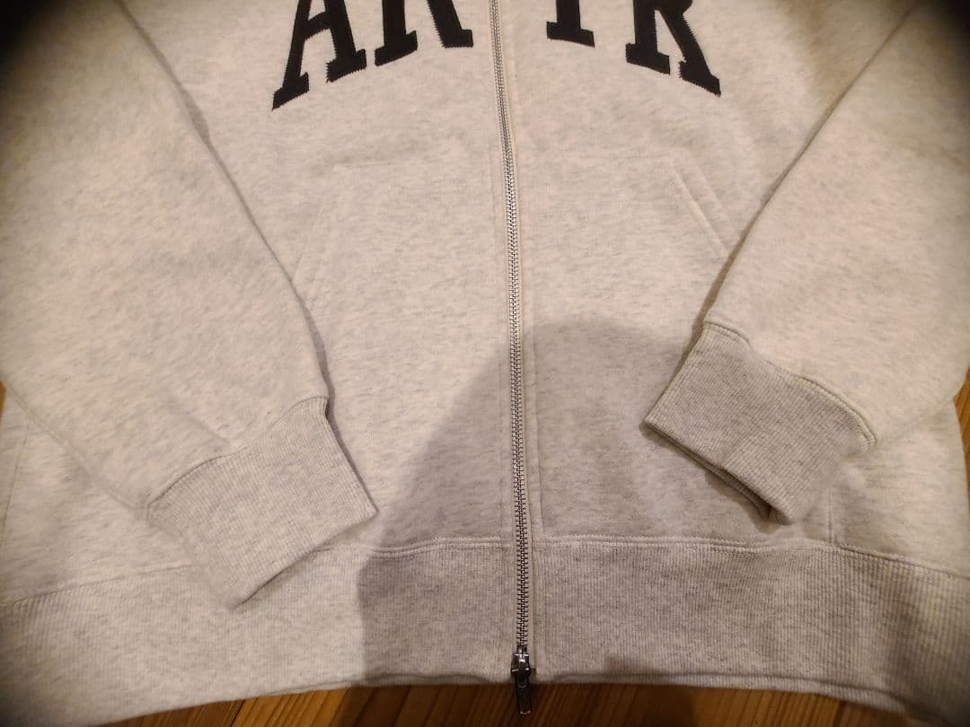 AKTR グレー フルジップパーカー(オートミール)M寸