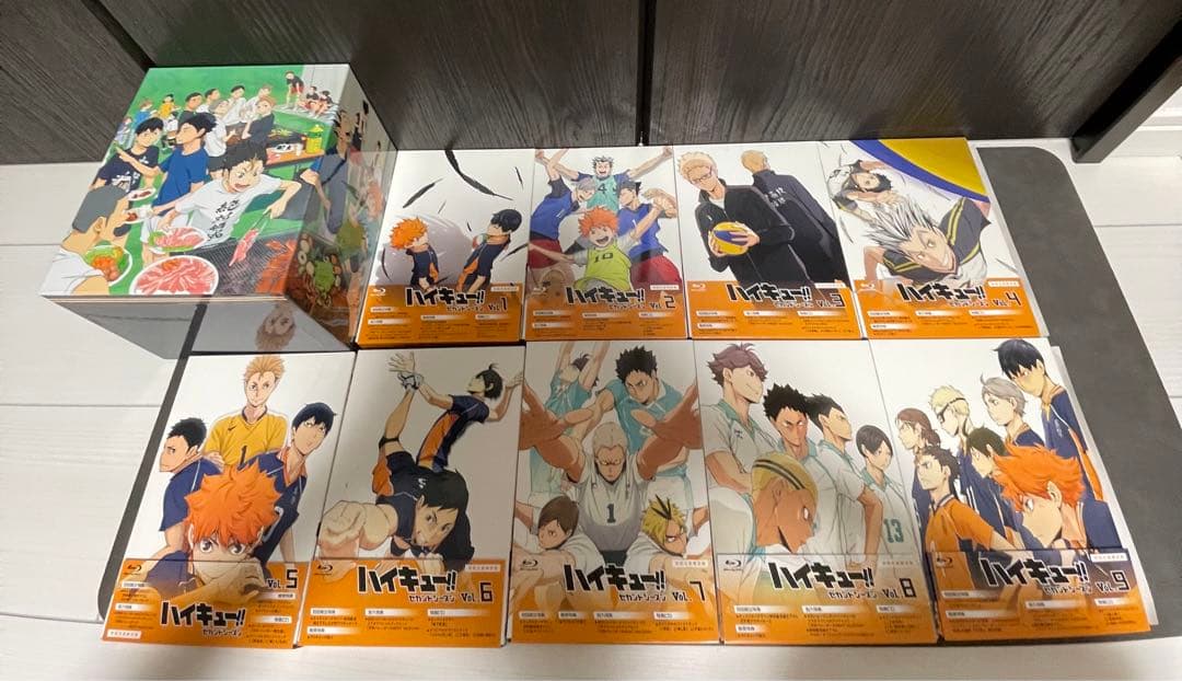 DVDハイキュー!!セカンドシーズン初回生産限定版全9巻セット