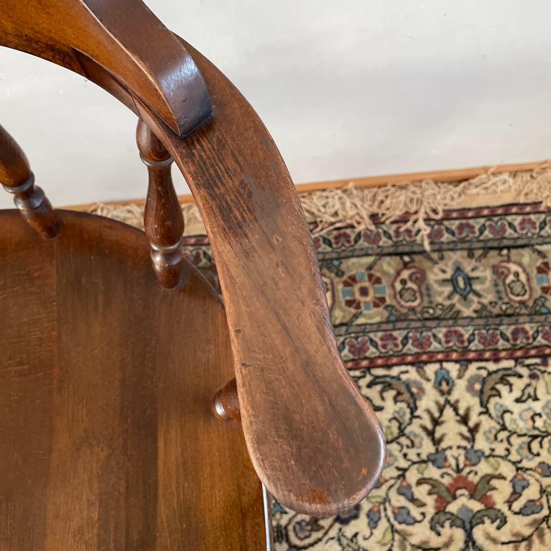 飛騨産業　キツツキマーク　ウィンザーアームチェア　アンティーク　ヴィンテージ