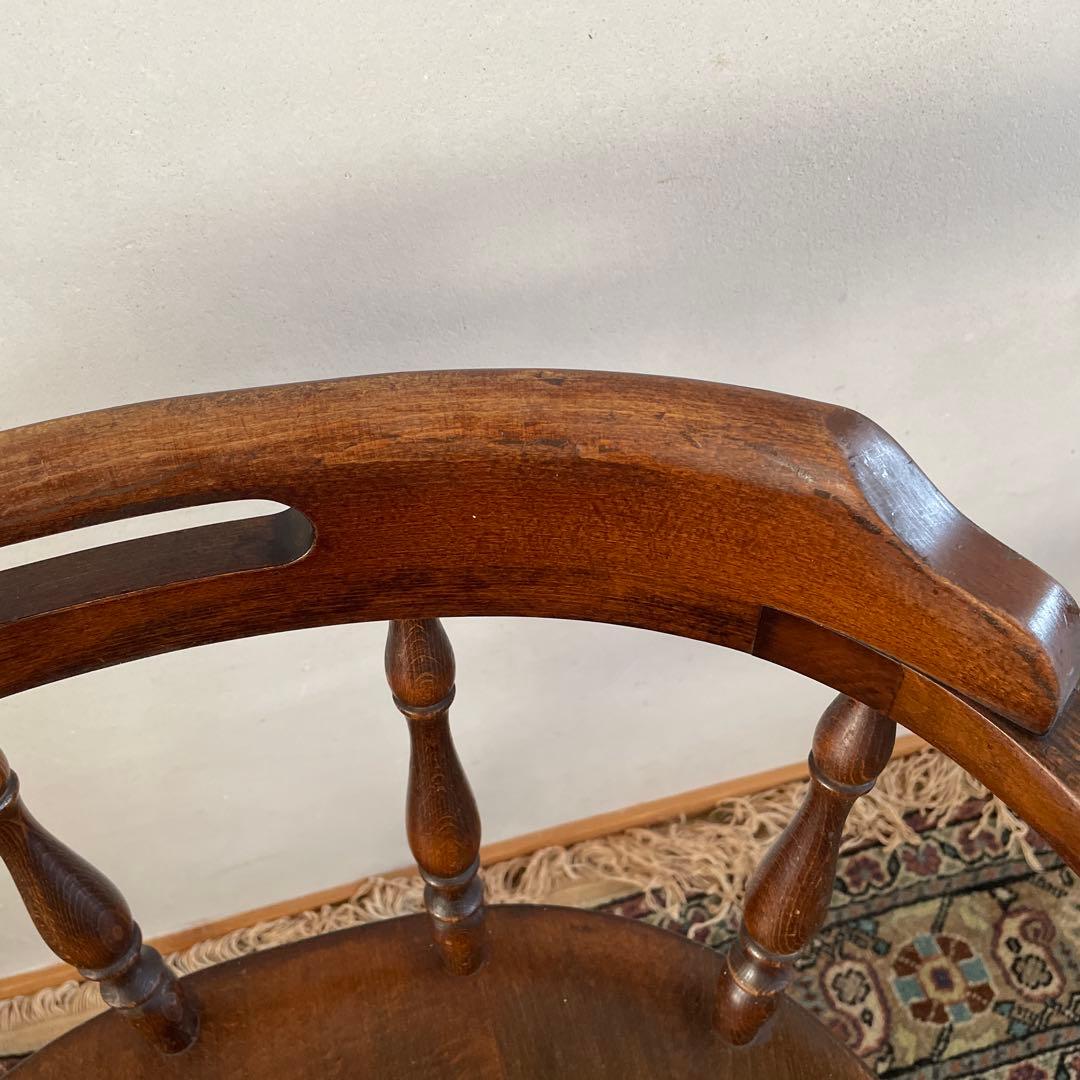 飛騨産業　キツツキマーク　ウィンザーアームチェア　アンティーク　ヴィンテージ