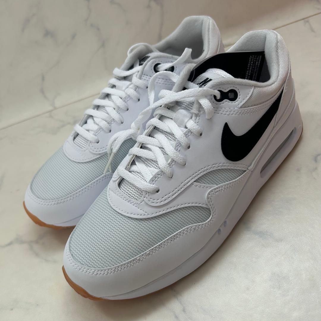 ナイキ エアマックス1 ゴルフシューズ ホワイト ブラックガム