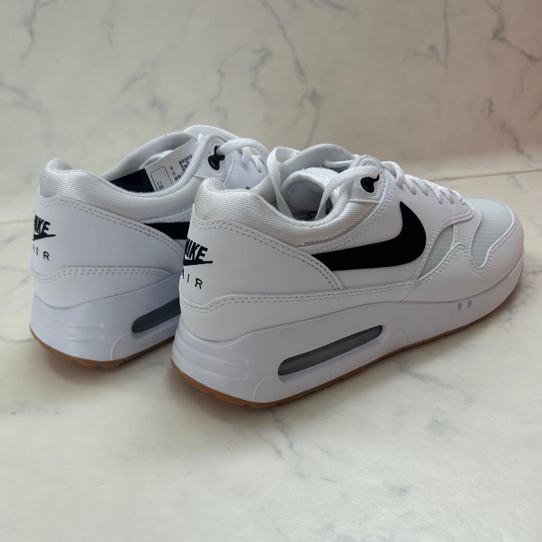 ナイキ エアマックス1 ゴルフシューズ ホワイト ブラックガム