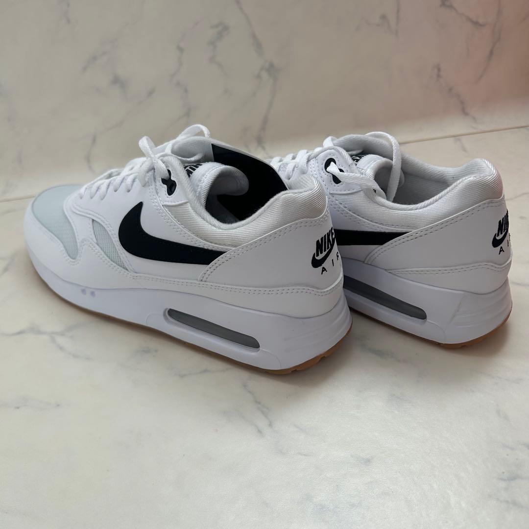 ナイキ エアマックス1 ゴルフシューズ ホワイト ブラックガム