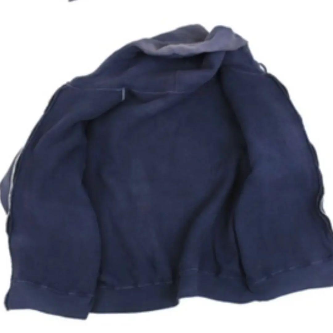 vintage 60s セパポケ フルジップスウェットパーカー ナス紺