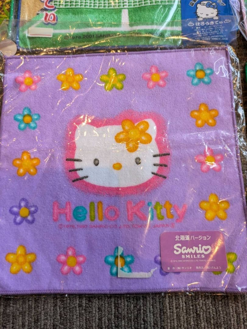 ご当地ラップ 根付け ご当地ハンカチ レア 地域限定 ハローキティ 当時物