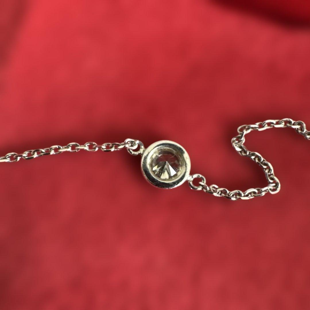 あんころ プラチナ850.ダイヤ0.3ct ブレスレット