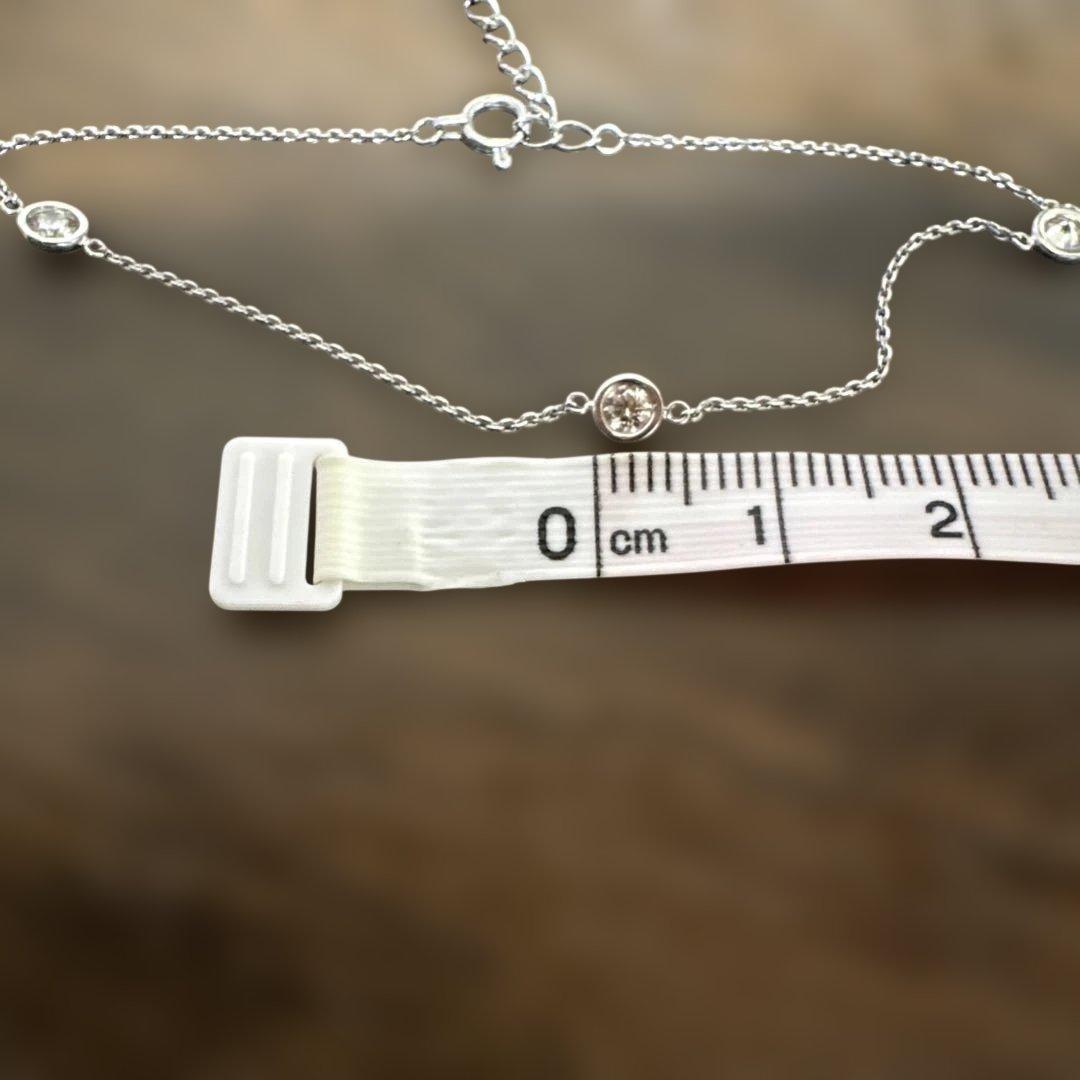 あんころ プラチナ850.ダイヤ0.3ct ブレスレット