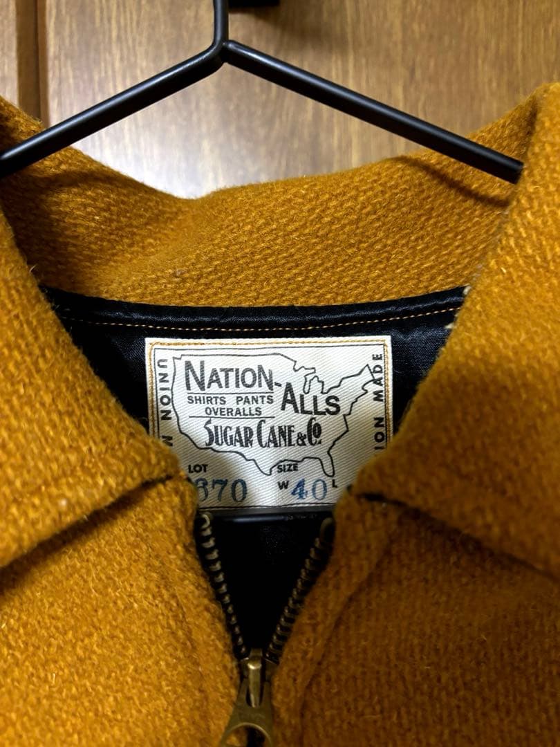 シュガーケーン　ウールメルトン　スポーツジャケット