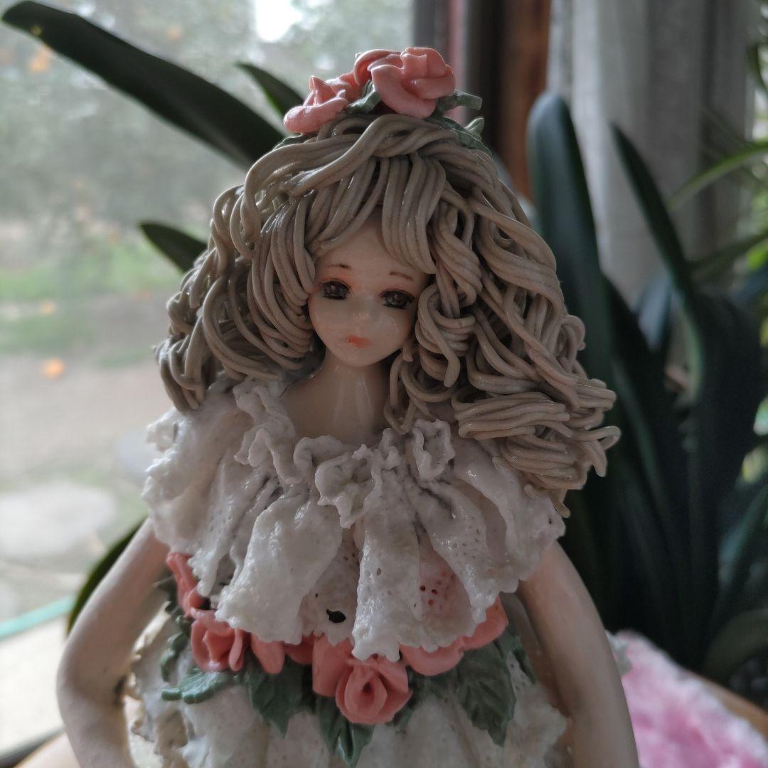 陶器人形 置物 ロマンドール ハンドメイド レースドール - メルカリ