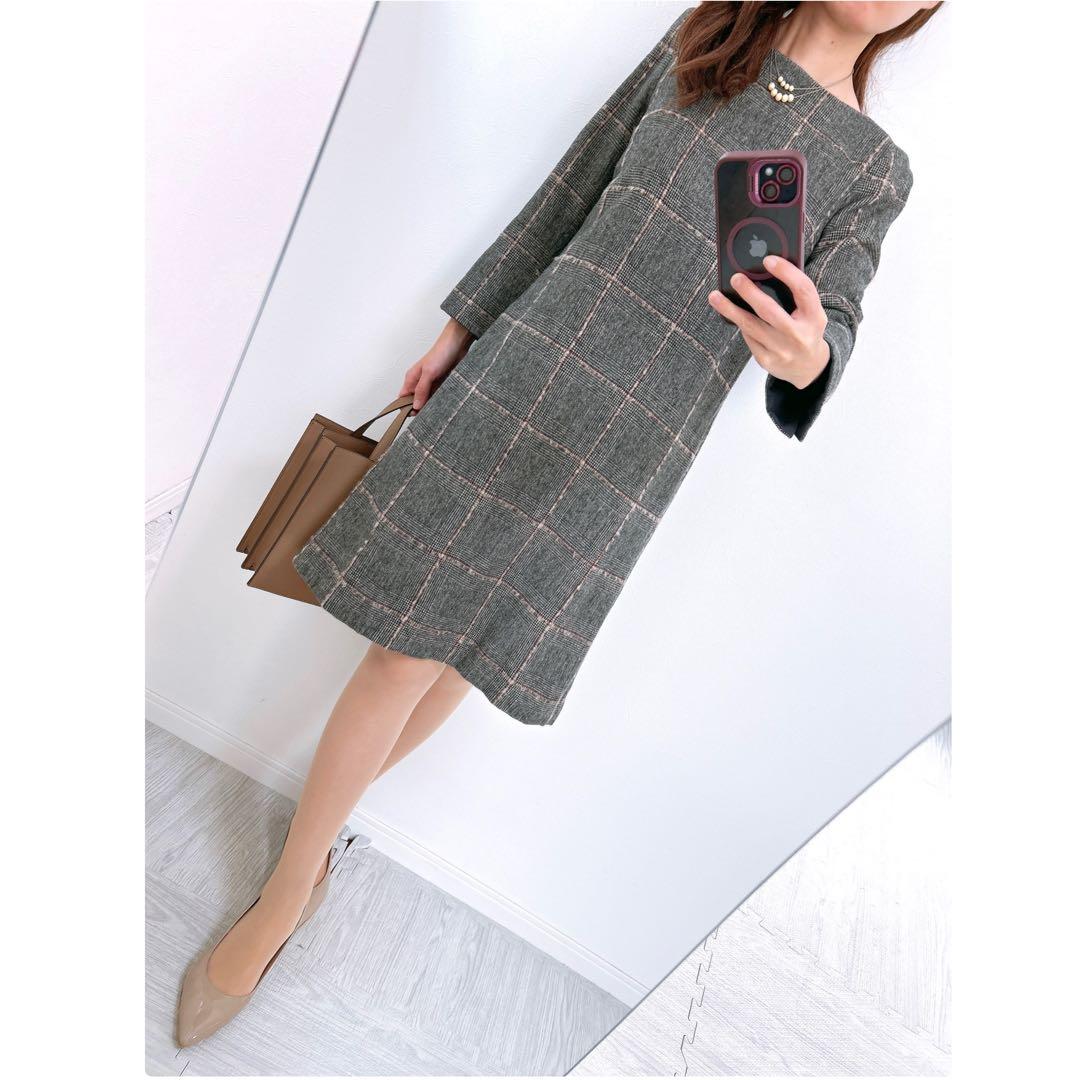 【いっかくじゅう ページ✨】❤️ニューヨーカー✨サイズ36✨ウールワンピース