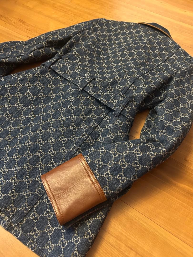 GUCCI インディゴ　デニム　ジャケット　アウター