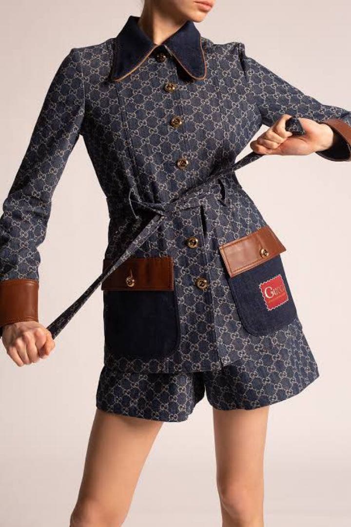 GUCCI インディゴ　デニム　ジャケット　アウター