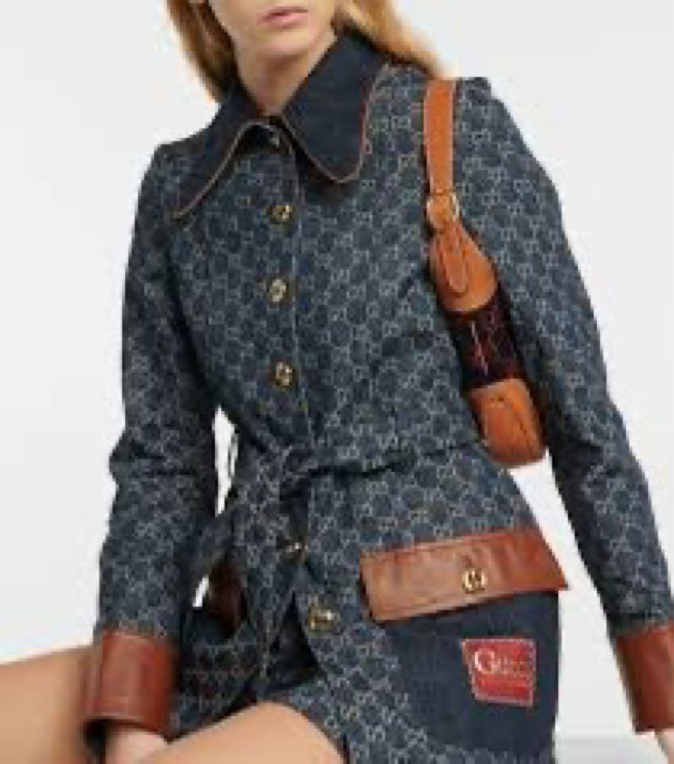 GUCCI インディゴ　デニム　ジャケット　アウター