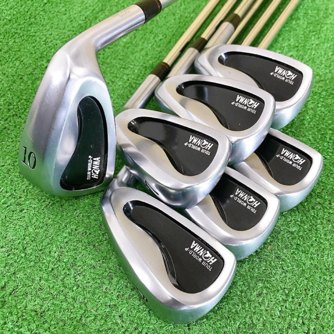 タ08★ホンマ TOUR WORLD-P TW737 7本アイアンセット 純正S