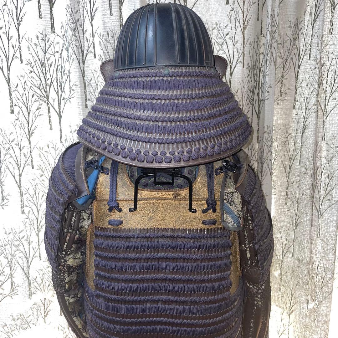 忠*読様 【希少銘品】薩摩住光忍作 甲冑一式 トンボ前立て兜 等身大武者鎧 専用