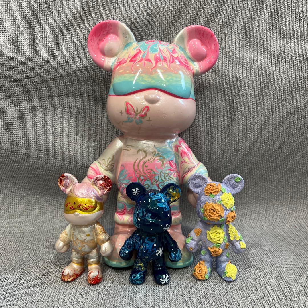 流体アートクマ4点セットセール - メルカリ