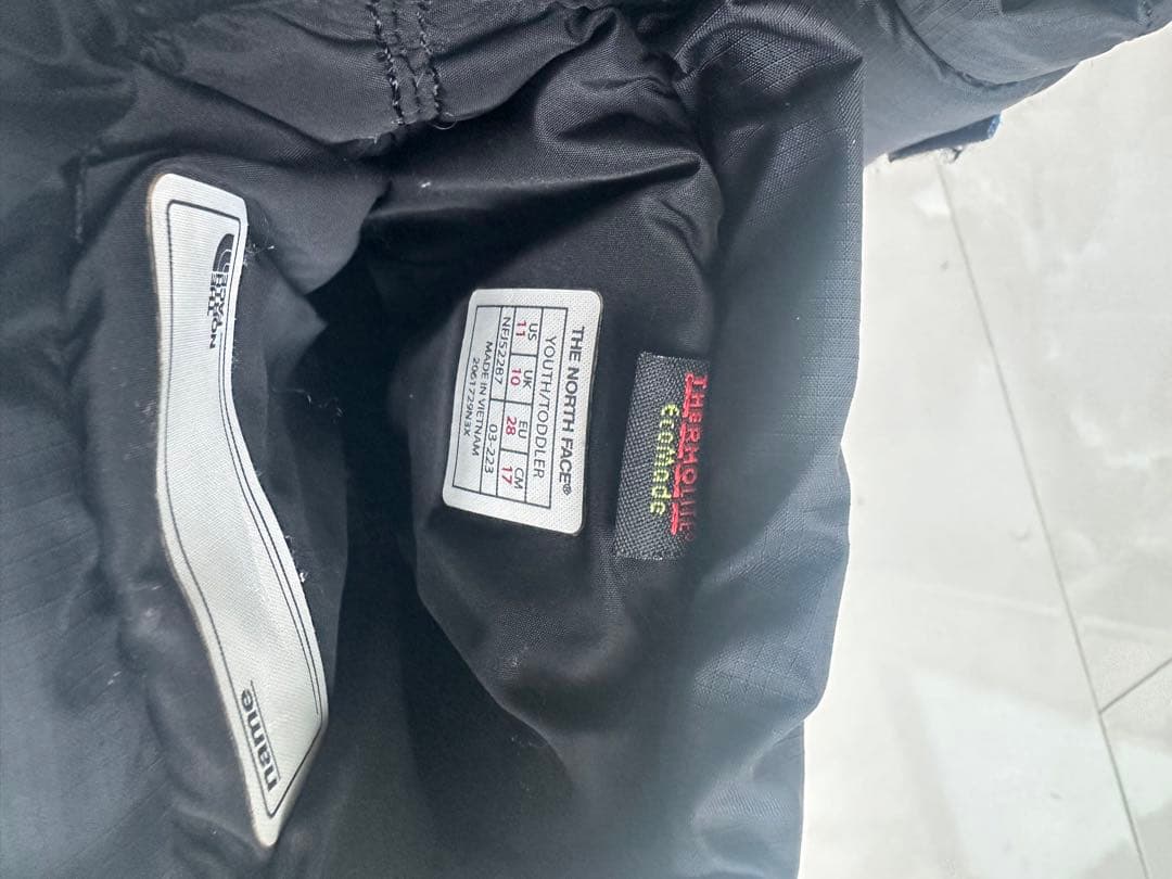 値下げ⭐︎THE NORTH FACEスノーブーツ 17.0cm 黒　美品