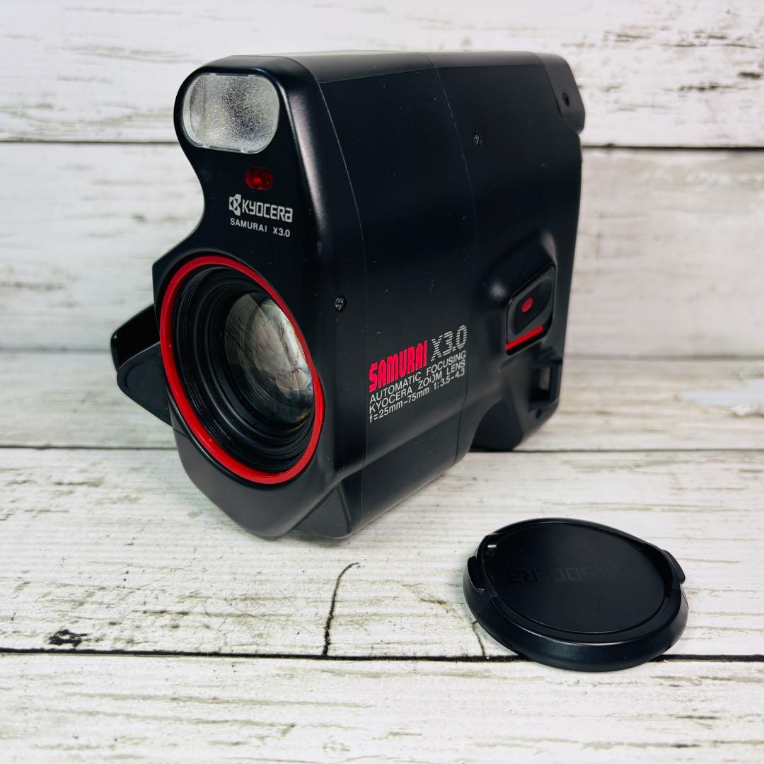 【動作良好】KYOCERA フィルムカメラ SAMURAI X3.0
