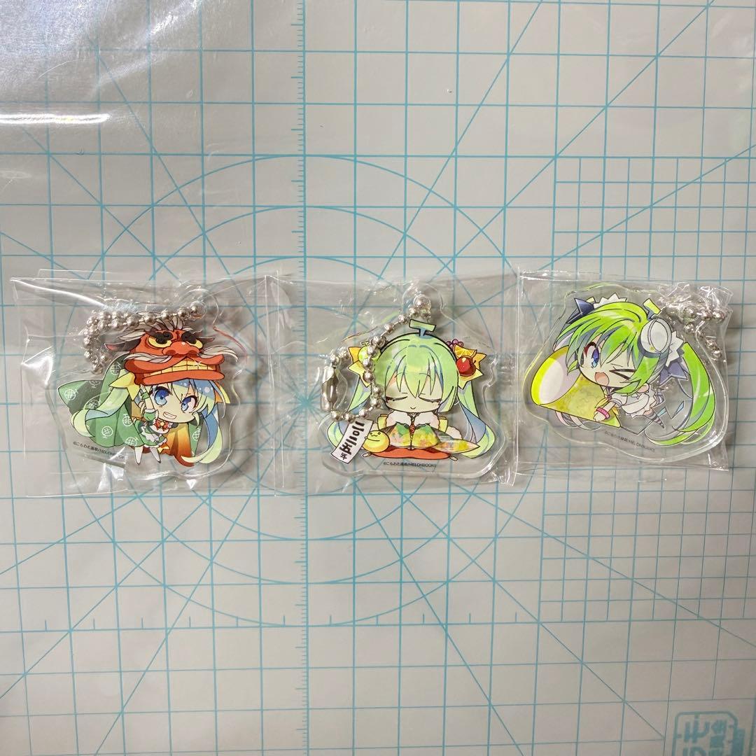 ご当地めろんちゃん アクリルキーホルダー コミケ記念メロンちゃん 3点