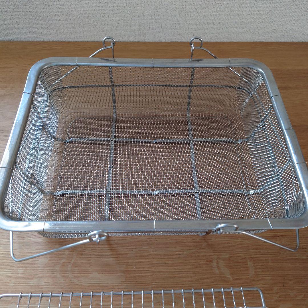 辻和金網 ふたつき干しかご 中段網付き - メルカリ