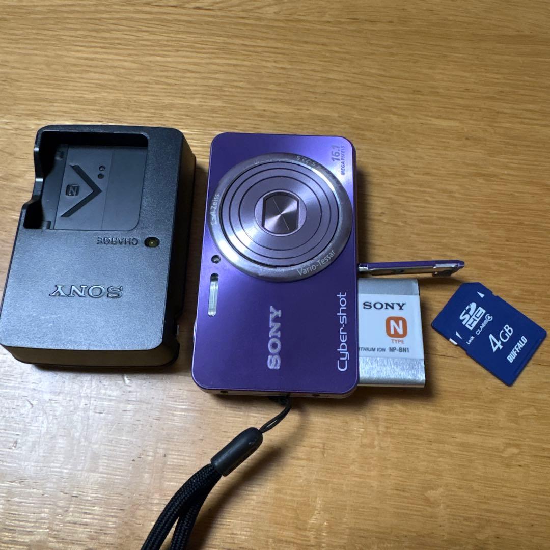箱付き！SONYソニーCyber-shot DSC-W570 バイオレット　紫