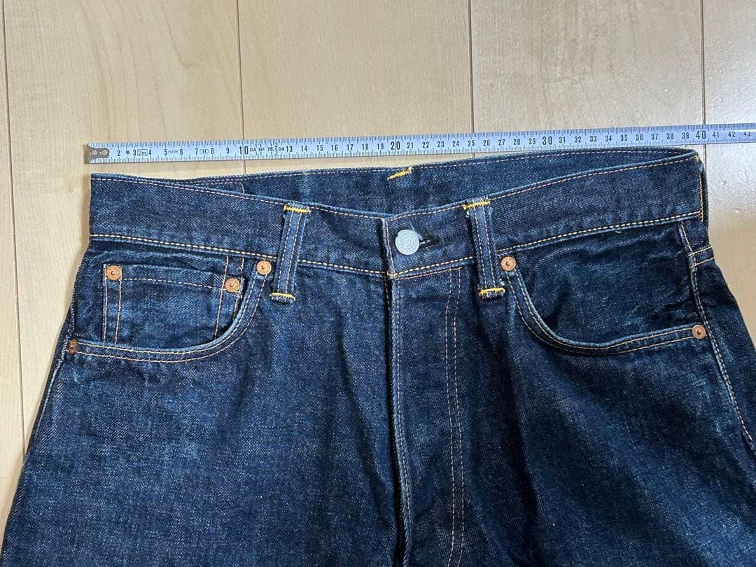 EVISU エヴィス 2001 No.2 W32 カモメ無し 虎耳 - メルカリ