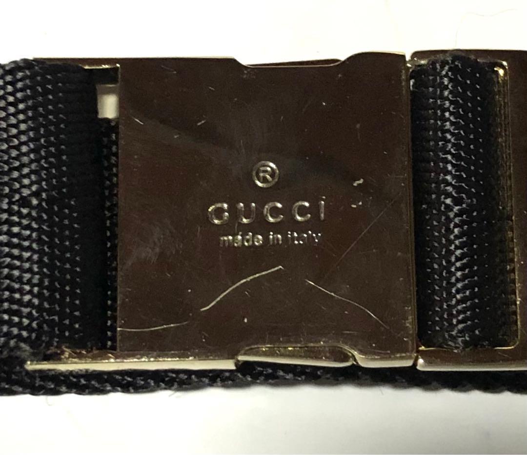 美品未使用GUCCI ☆GGシマレーザーパターン ☆ウエストポーチ