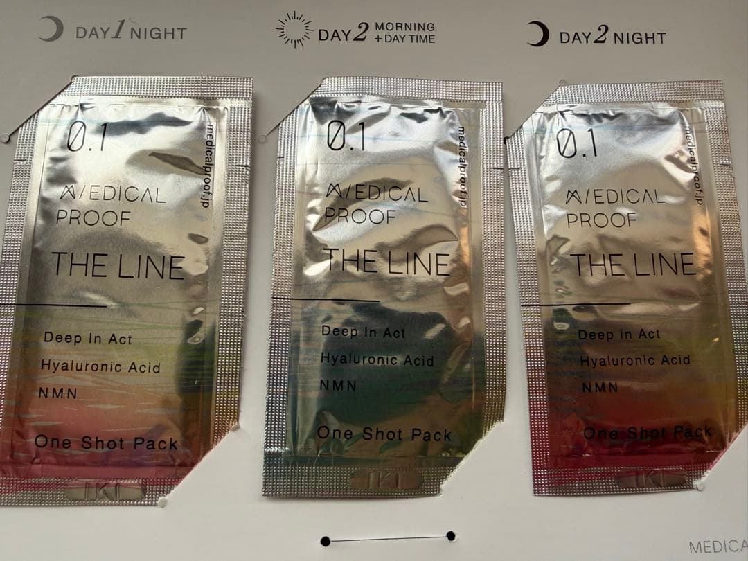 【未使用新品】メディカルプルーフ　THE LINEフェイスクリーム3袋×2セット