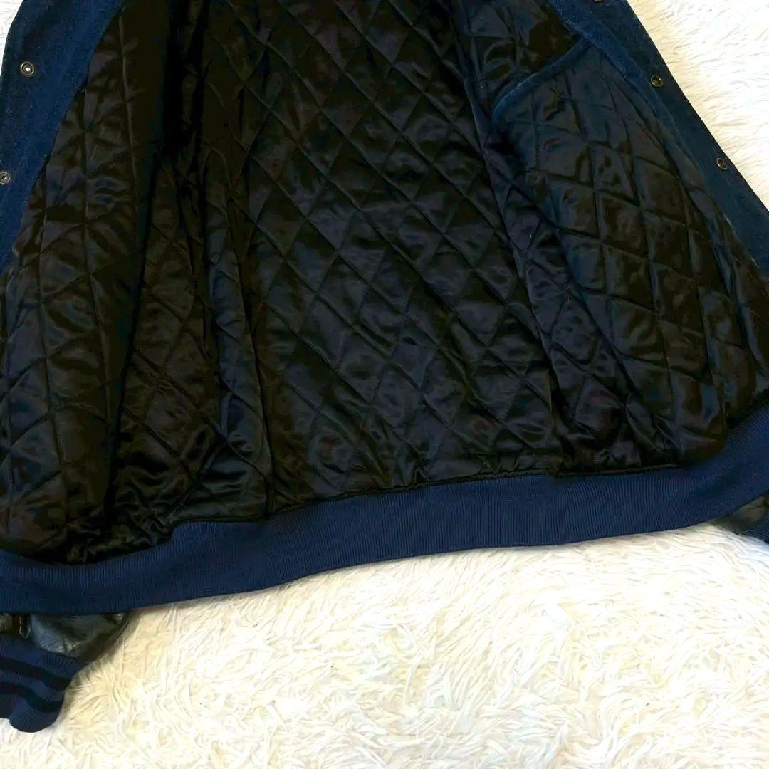 コメント・値下げ交渉歓迎○ys○様フォロー割り商品　　デニム　牛革　スタジャン