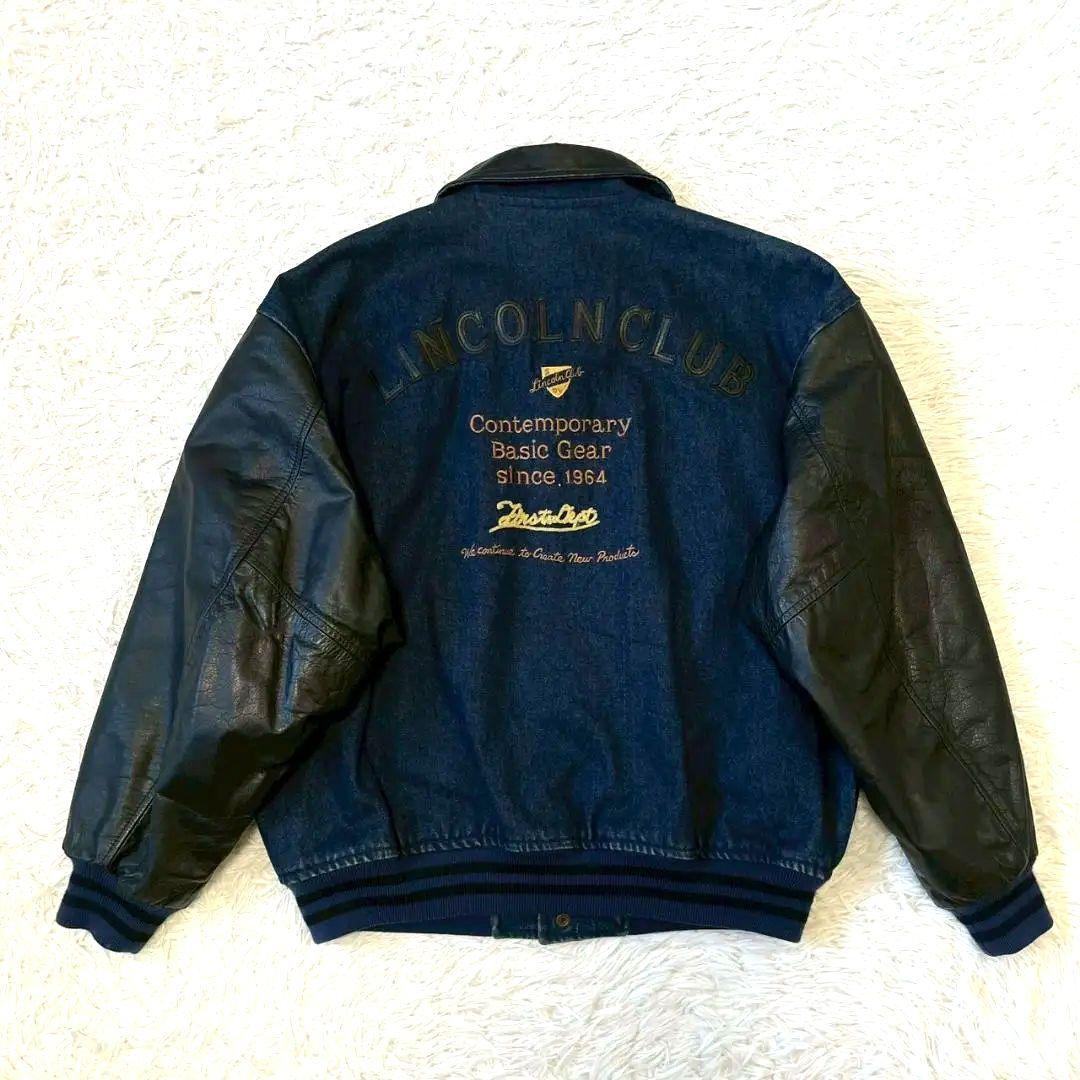 コメント・値下げ交渉歓迎○ys○様フォロー割り商品　　デニム　牛革　スタジャン