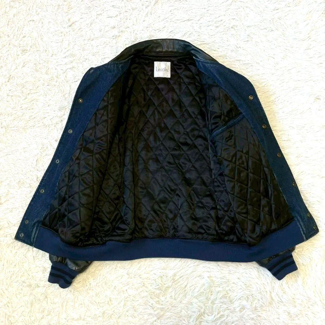 コメント・値下げ交渉歓迎○ys○様フォロー割り商品　　デニム　牛革　スタジャン